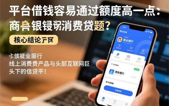 哪个平台借钱容易通过额度高一点