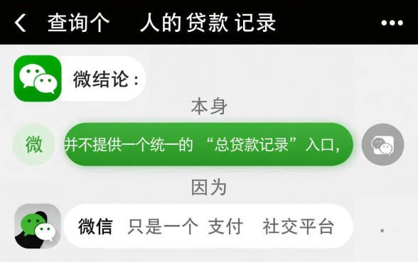 微信里面怎么样才能出来贷款记录