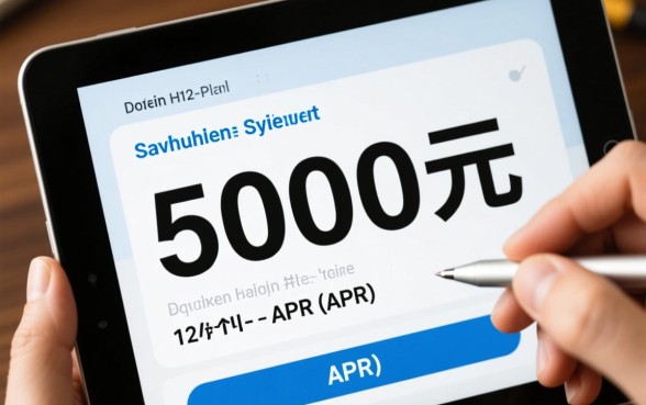 5000元分期12月每月还多少