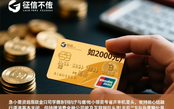 急用两千征信不好哪里借