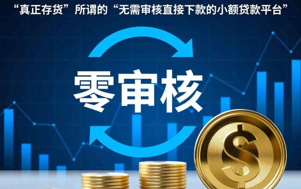 无需审核直接下款的小额贷款平台有哪些