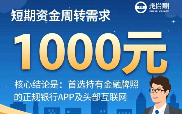 哪里可以贷款1000元急速到账