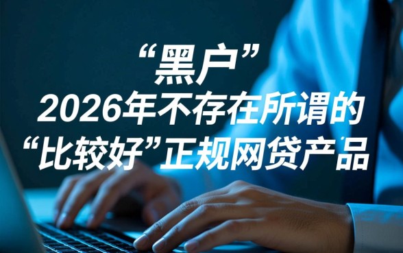 2026黑户比较好的网贷有哪些