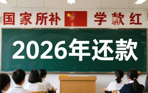 大学生贷款新口子2026年还款怎么申请