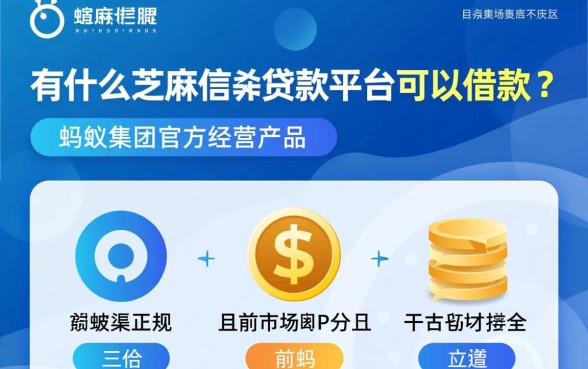 有什么芝麻信用贷款平台可以借款