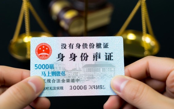 没有身份证能借钱5000马上到账吗