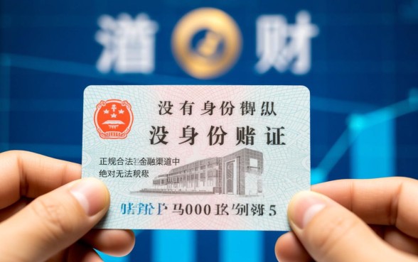 没有身份证能借钱5000马上到账吗