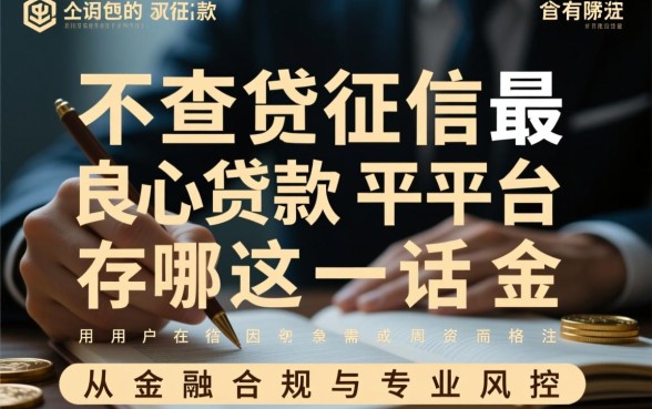 不查征信最良心的贷款平台有哪些