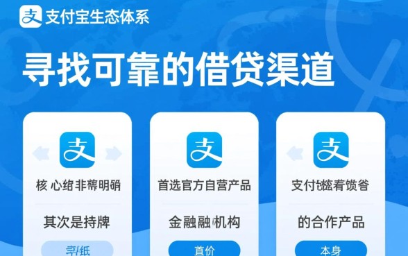 支付宝借钱平台哪个可靠