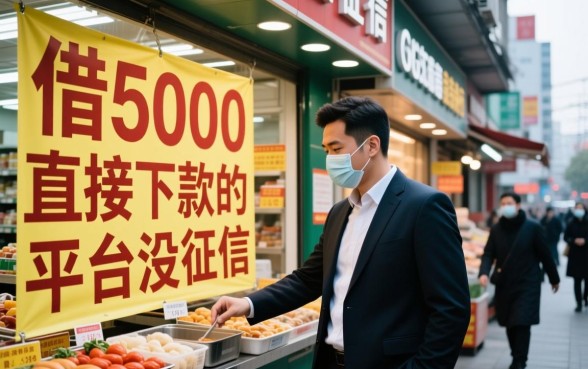 借5000直接下款的平台没征信