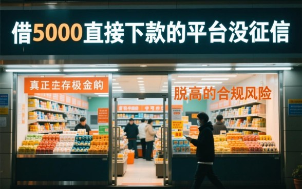 借5000直接下款的平台没征信