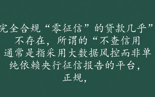 不查信用的小额贷款有哪些平台呢
