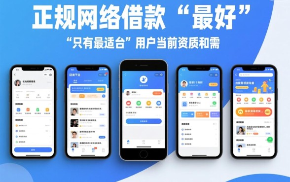 五款正规网络借款平台哪个好一点