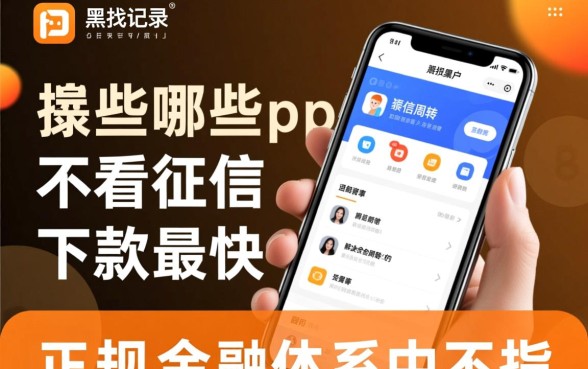 黑户哪些app不看征信下款最快