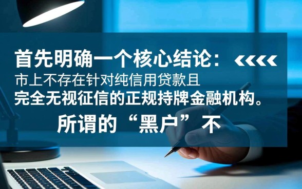 黑户不查征信报告的正规贷款平台有哪些