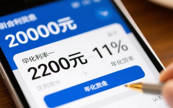 借20000元一年2200利息算高吗