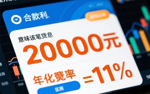 借20000元一年2200利息算高吗