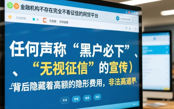 哪有不看征信就能贷款的网贷平台