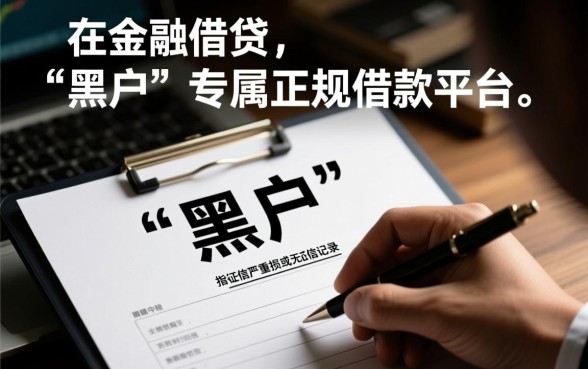 黑户门槛低的正规借款平台有哪些