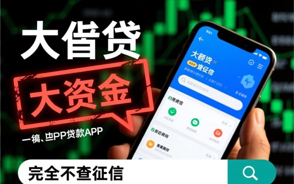 不查征信的大额贷款app是真的吗