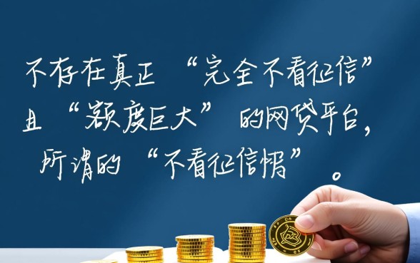 额度大不看征信的网贷有哪些平台