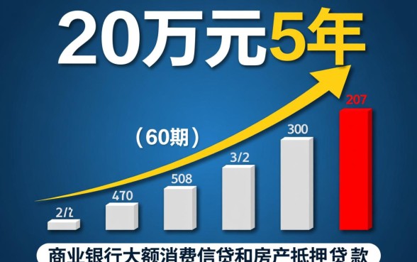 有什么贷款可以借20万五年还