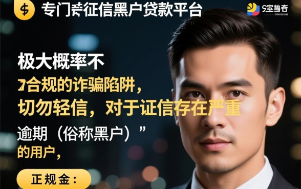 征信有逾期专门做黑户贷款的平台