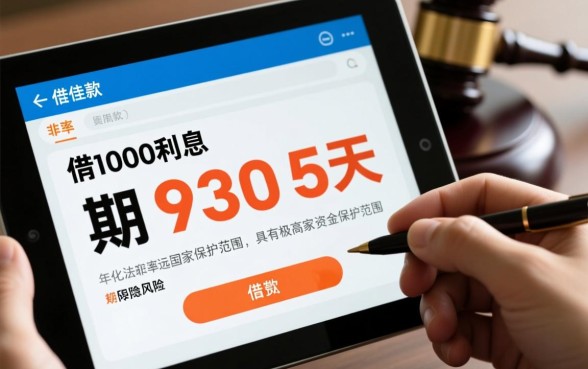 借款1000利息930期限5天算高利贷吗