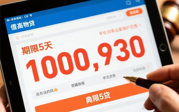 借款1000利息930期限5天算高利贷吗