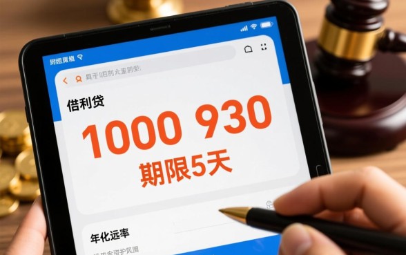 借款1000利息930期限5天算高利贷吗