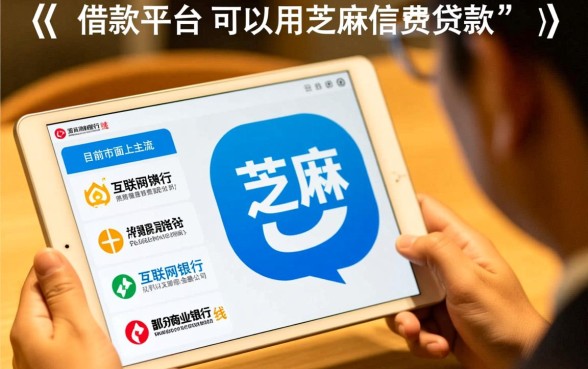 哪些借款平台可以用芝麻信用贷款