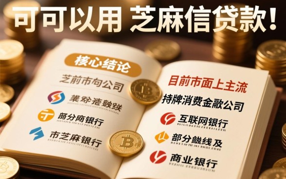 哪些借款平台可以用芝麻信用贷款