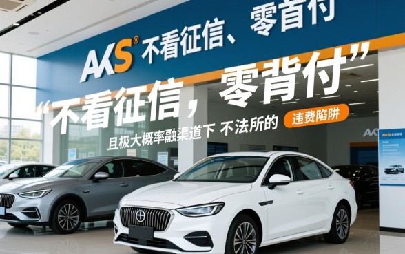 4s店不看征信零首付购车合法吗