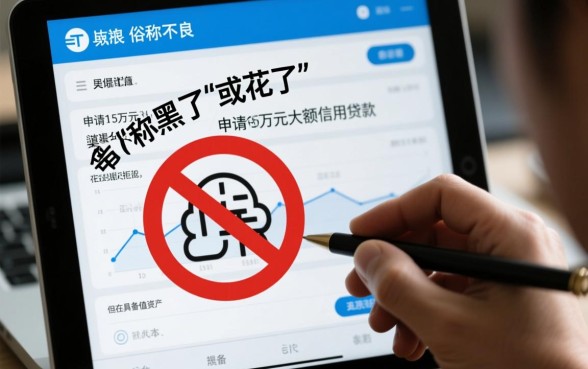 征信黑花了可以申请15万额度吗