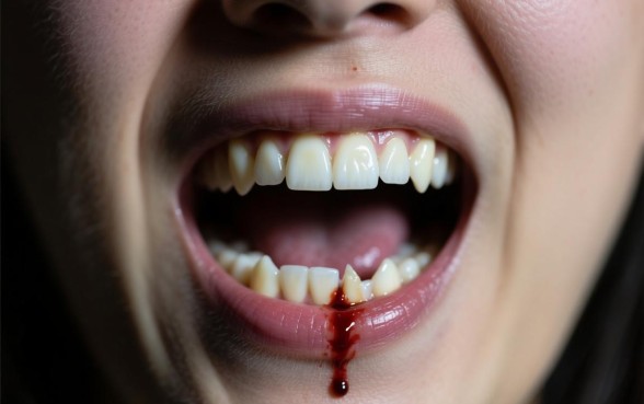 梦见下门牙断了一个没流血