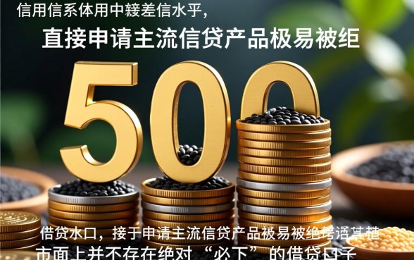 2026芝麻分500必下的口子有哪些
