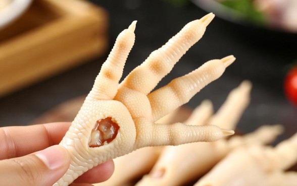 买的鸡爪子为啥爪子下边有个口子