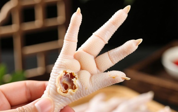 买的鸡爪子为啥爪子下边有个口子