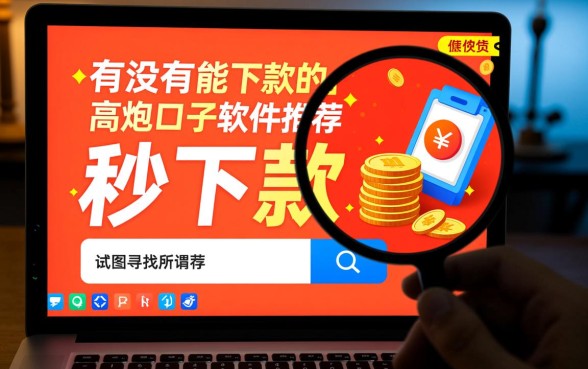 有没有能下款的高炮口子软件推荐