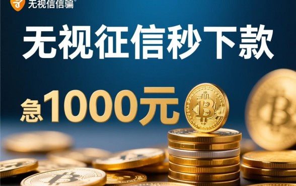 无视征信秒下款的口子1000元靠谱吗