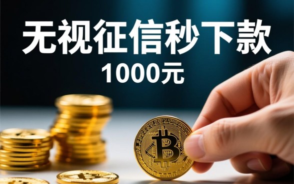 无视征信秒下款的口子1000元靠谱吗
