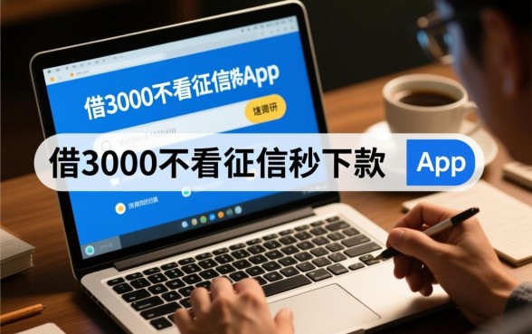 借3000不看征信秒下款app是真的吗