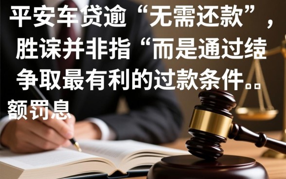 平安车贷逾期被起诉怎么才能胜诉