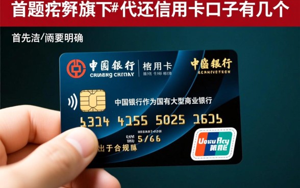 中银旗下代还信用卡的口子有几个