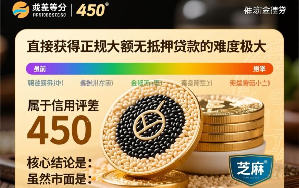 芝麻分450有没有可下款的口子