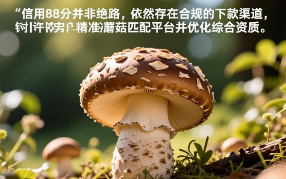 蘑菇信用88分还有下款的口子吗