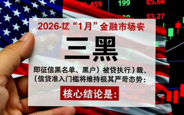 2026年1月对三黑下款的口子有哪些