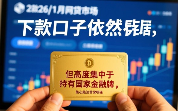 2026年1月网贷能下款的口子有哪些