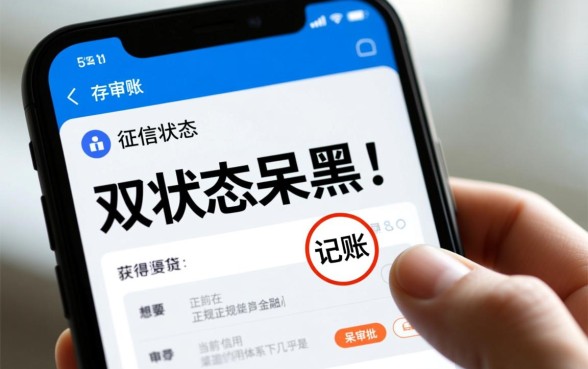 2026双黑有呆账能下款的口子