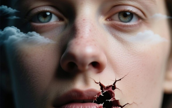 梦到鼻子下边的脸皮都开了个口子